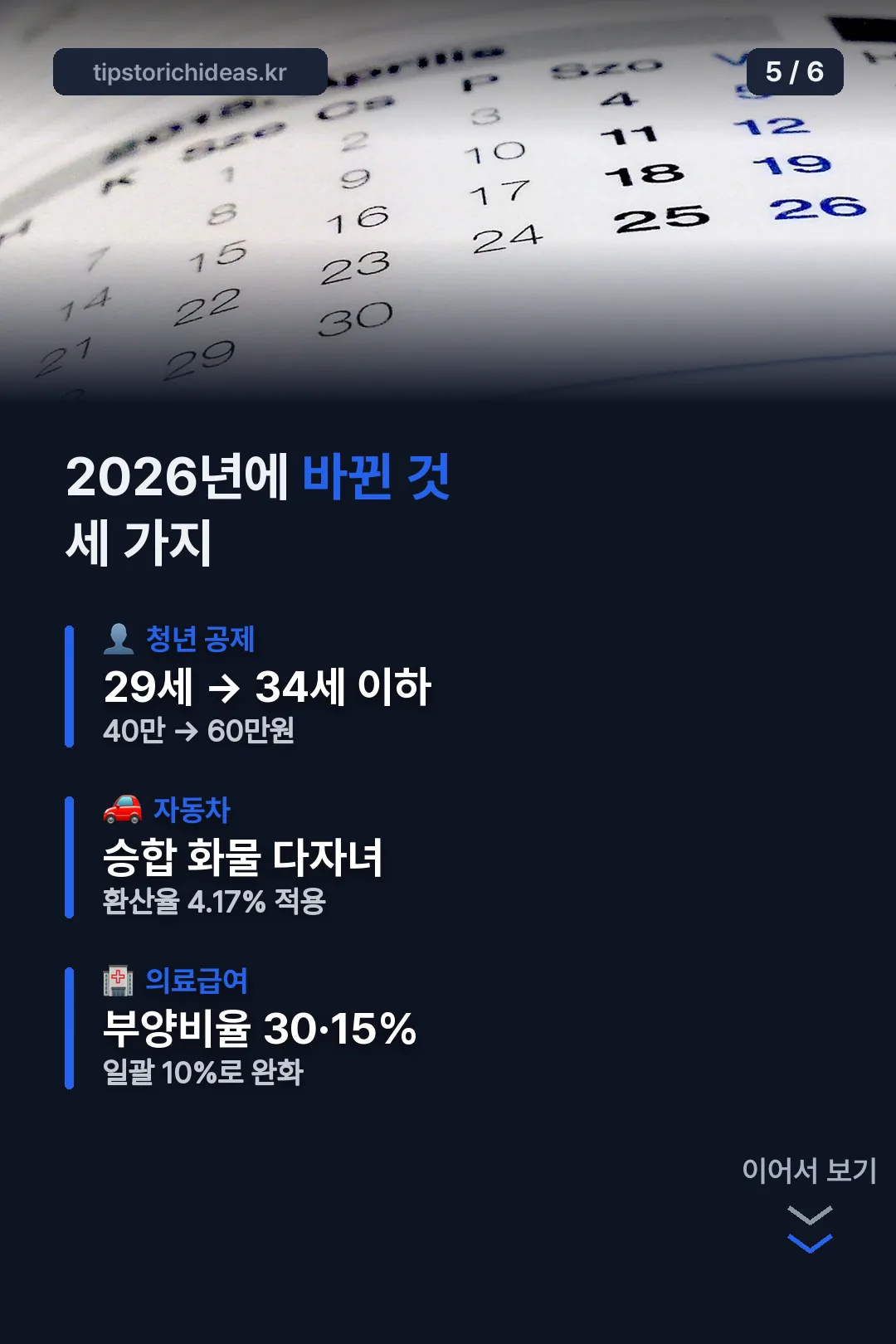 2026년 바뀐 점 세 가지