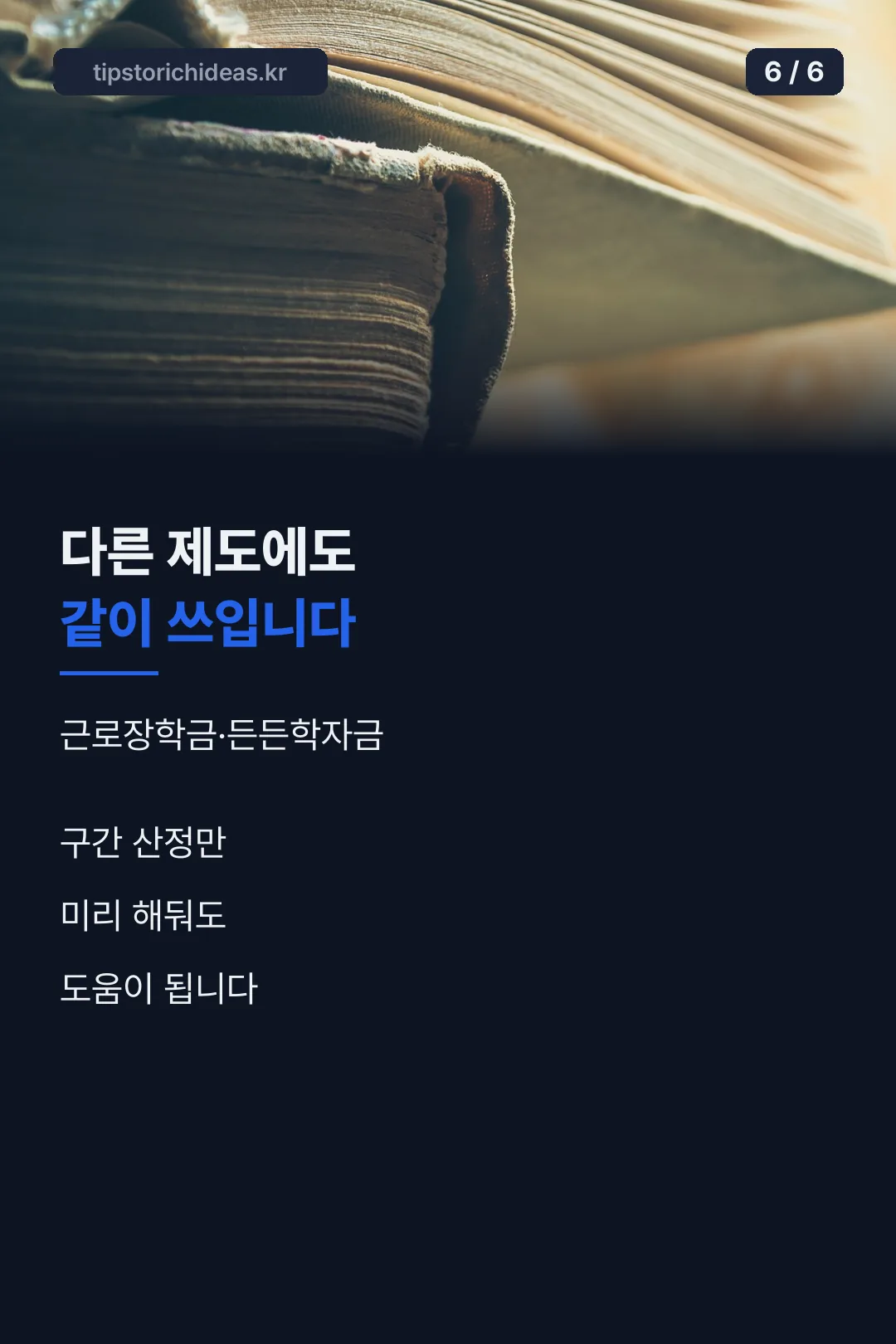 다른 제도 활용법